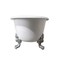 Aqua Eden Clawfoot Bathtubs, 71.63 L, 29.75 W, White/Polished Chrome, Cast Iron VCTNDS7231NL1 - alternate 6